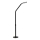Светодиодный сенсорный торшер с регулированием яркости FERRARA LED/13W/230V 3000/4000/6500K черный