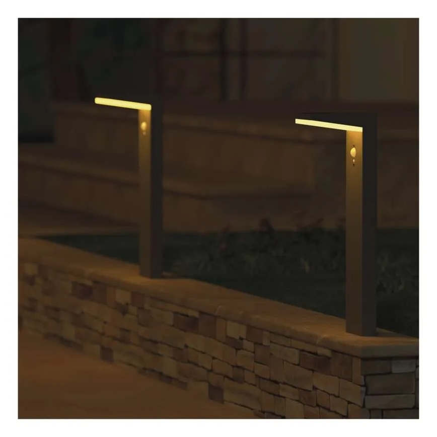 Солнечный светодиодный фонарь с датчиком LED/4,4 Вт/3,7 В 2200 мАч IP44