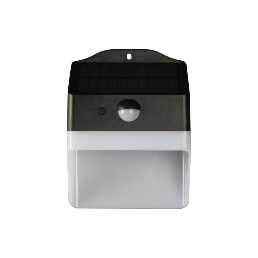 Светодиодный солнечный настенный светильник с датчиком LED/2W/3,7V 4000K IP65 1200 мАч