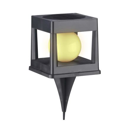 Светодиодный солнечный светильник CUBO, 3,7 В, 1200 мА·ч, IP44, черный