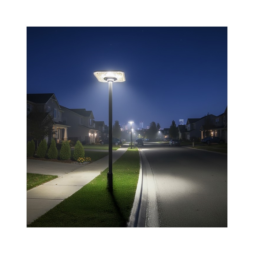 Солнечный уличный LED-светильник с датчиком SOLSUMI LED/25W/3,2V 3000/4000/6500K IP54 24000 mAh + пульт дистанционного управления