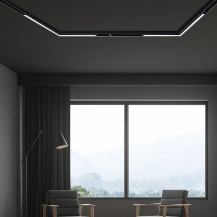 Светодиодный светильник для трековой системы MAGNETIC TRACK LED/24W/48V