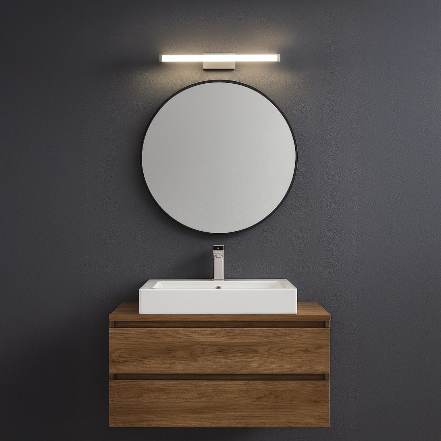 Светодиодный светильник для зеркала в ванной MIRORE LED/5 Вт/230 В 30 см IP44 глянцевый хром