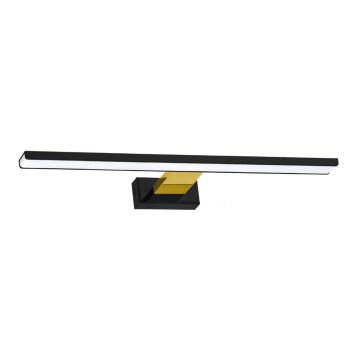 Светодиодный светильник для зеркала в ванной комнате SHINE LED/13,8W/230V IP44 черный/золотистый