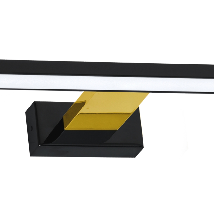 Светодиодный светильник для зеркала в ванной комнате SHINE LED/13,8W/230V IP44 черный/золотистый