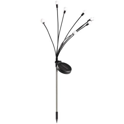 Светодиодный светильник на солнечной батарее FIORINI 8xLED/1,2V 600 mAh IP44 черный