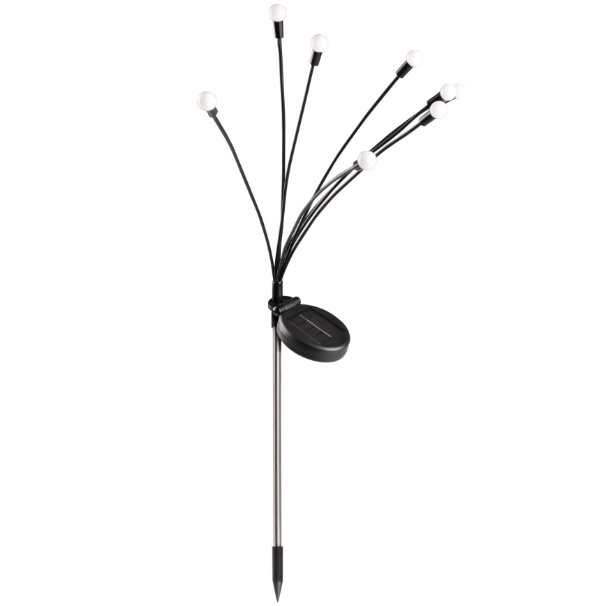 Светодиодный светильник на солнечной батарее FIORINI 8xLED/1,2V 600 mAh IP44 черный