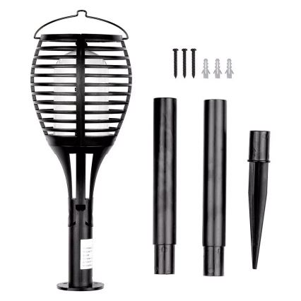 Светодиодный светильник на солнечной батарее FLAME 4в1 1xLED/0,45W/3,7V IP44 500 mAh