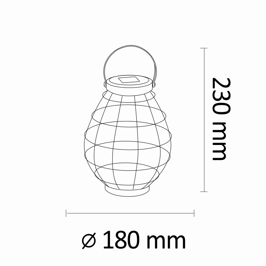 Светодиодный светильник на солнечной батарее KOGE LED/1,2V 300 mAh IP44
