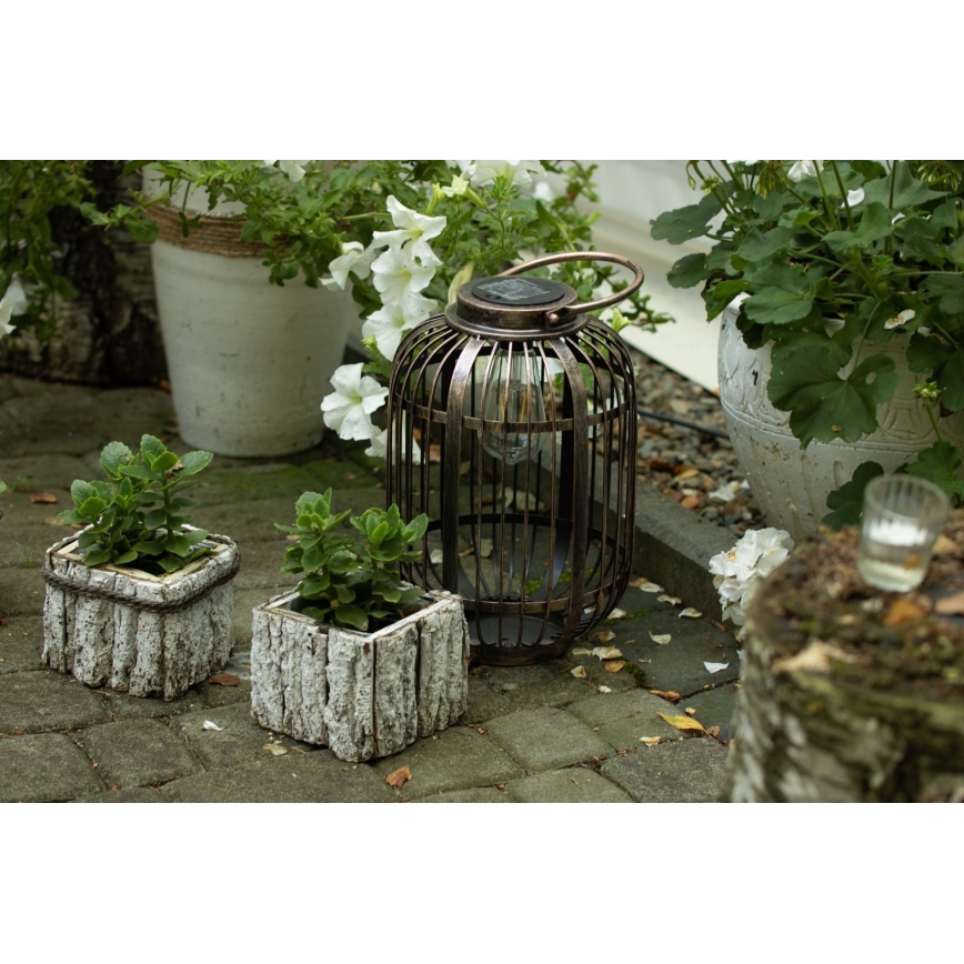 Светодиодный светильник на солнечной батарее LORETA 1xE27/1,2V 600 mAh IP44