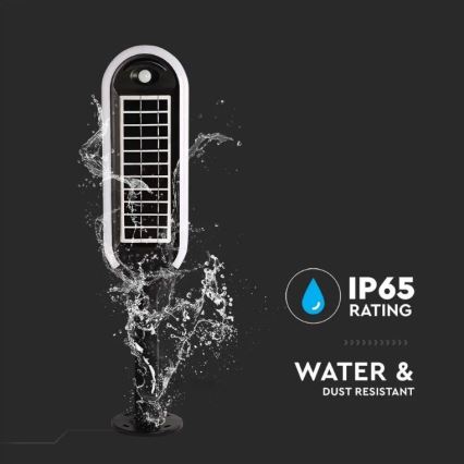 Светодиодный светильник на солнечной батарее с датчиком BOLLARD LED/5W/5,5V 70 см 3000K IP65 2000 mAh