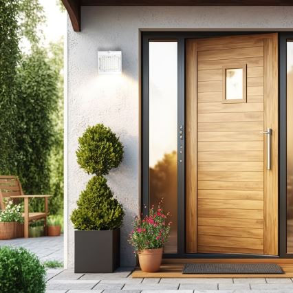 Светодиодный светильник на солнечной батарее с датчиком движения и освещенности LED/3,2W/2000 mAh 3,7V IP65