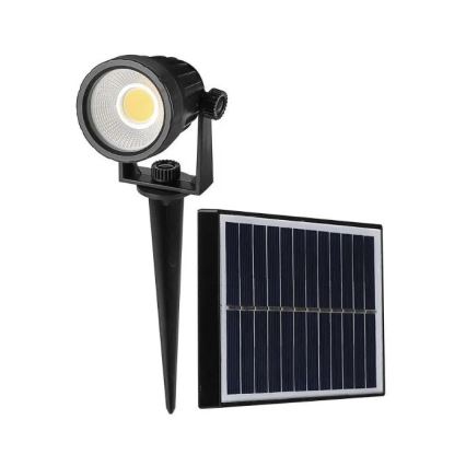 Светодиодный светильник на солнечной батарее SPIKE LED/2W/5,5V IP65 3000K 1200 mAh