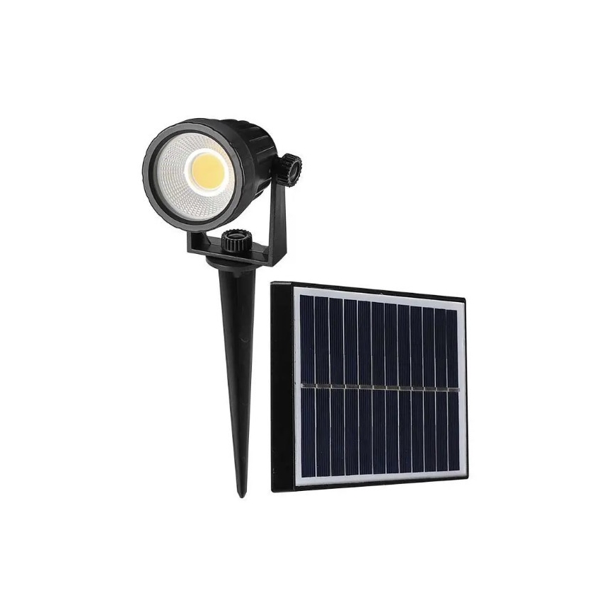 Светодиодный светильник на солнечной батарее SPIKE LED/2W/5,5V IP65 6400K 1200 mAh