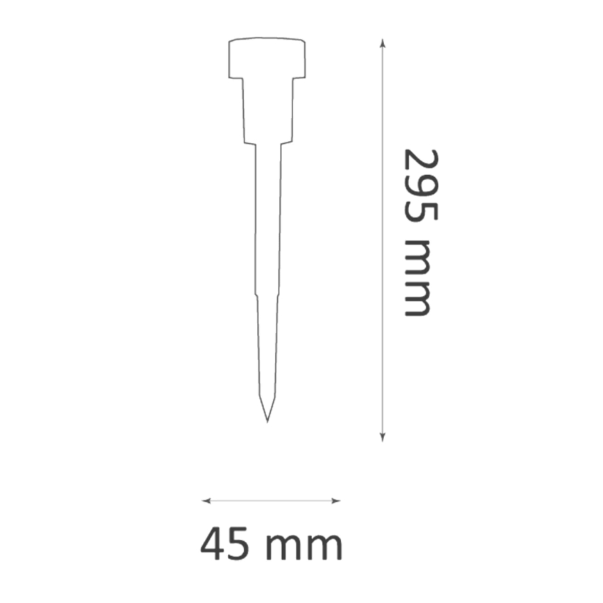Светодиодный светильник на солнечной батарее STIK LED/1,2V 40 mAh IP44
