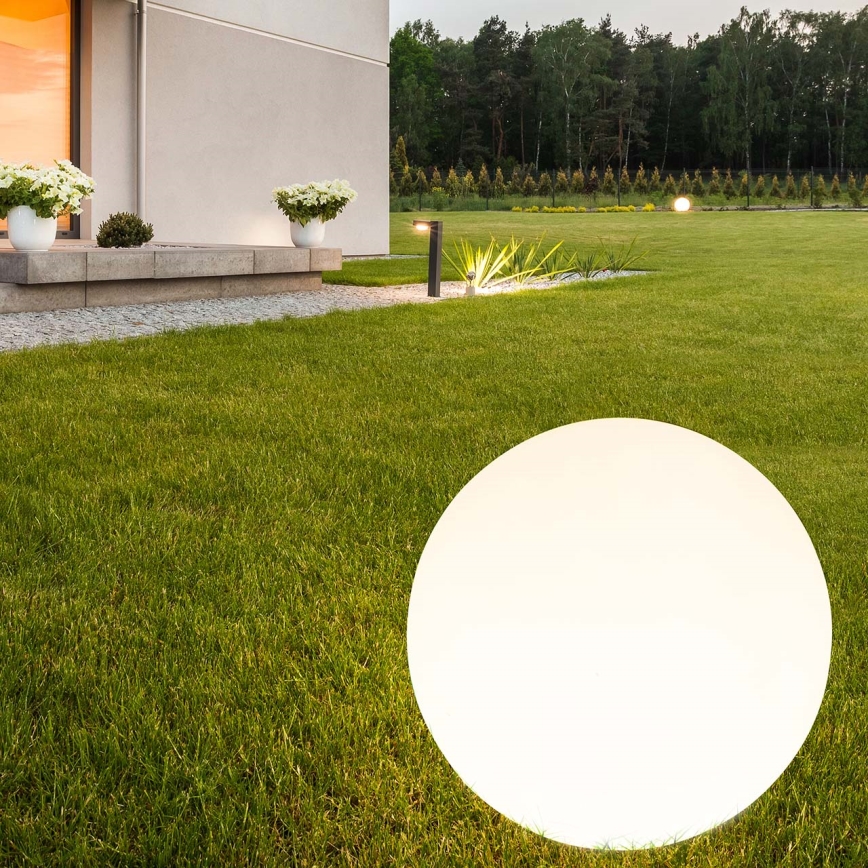 Светодиодный светильник на солнечной батарее BALL LED/3,7V 2000 mAh диаметр 50 см IP65 белый