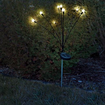 Светодиодный светильник на солнечной батарее FIORINI 8xLED/1,2V 600 mAh IP44 черный