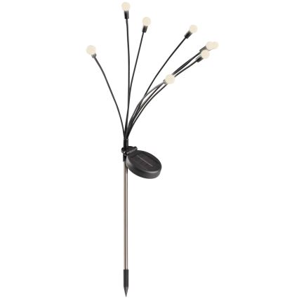 Светодиодный светильник на солнечной батарее FIORINI 8xLED/1,2V 600 mAh IP44 черный