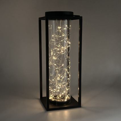 Светодиодный светильник на солнечной батарее GLAMOUR LED/1,2V 600 mAh IP44 черный