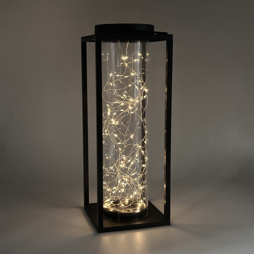 Светодиодный светильник на солнечной батарее GLAMOUR LED/1,2V 600 mAh IP44 черный