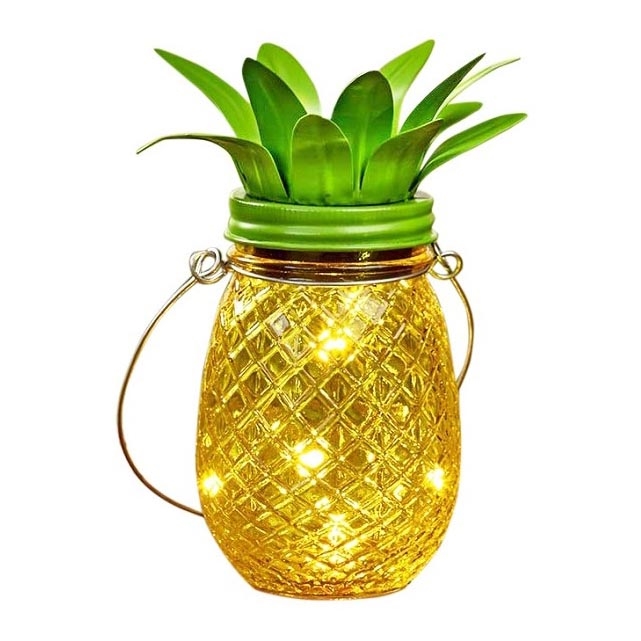 Светодиодный светильник на солнечной батарее JAR LED/1,2V 150 mAh IP44 ананас