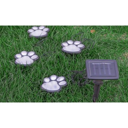 Светодиодный светильник на солнечной батарее LED/0,14W/2V 600 mAh IP44 лапы
