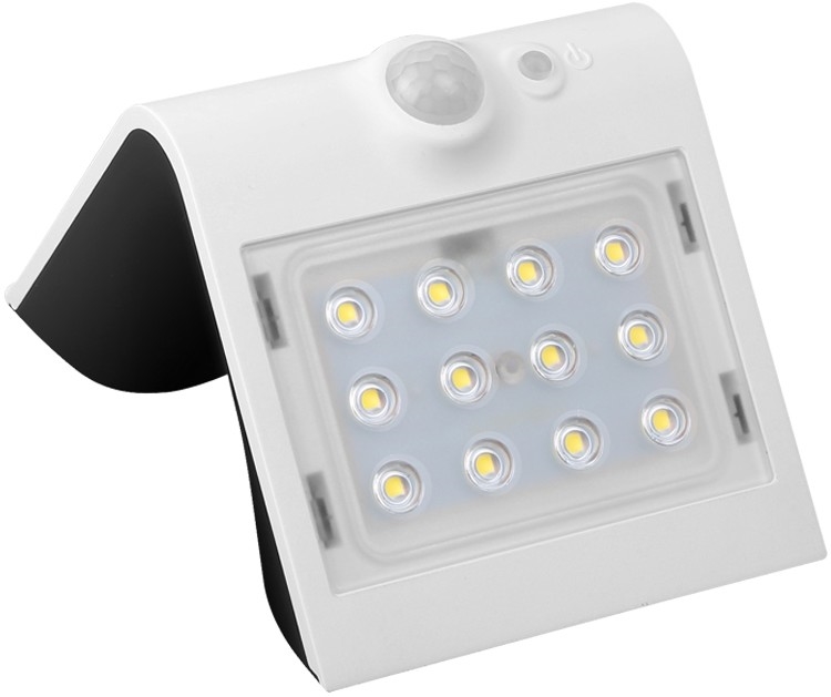 Светодиодный светильник на солнечной батарее с датчиком движения LED/1,5W/1200 mAh 3,7V IP65