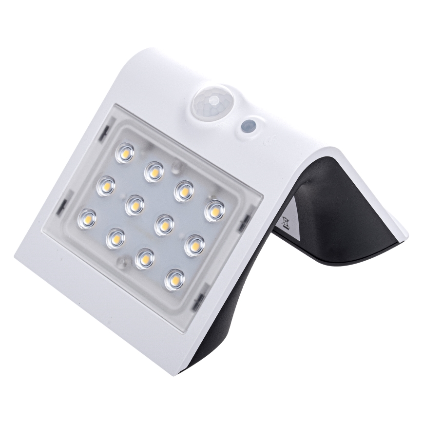 Светодиодный светильник на солнечной батарее с датчиком движения LED/1,5W/1200 mAh 3,7V IP65