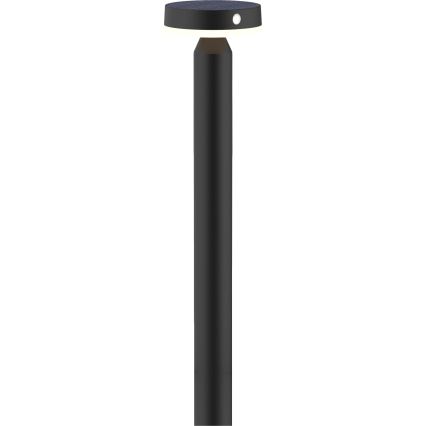 Светодиодный светильник на солнечной батарее с датчиком GWINEA LED/4,5W/3,7V 2000 mAh 50 см IP44 черный