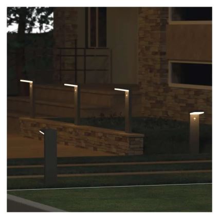 Светодиодный светильник на солнечной батарее с датчиком LED/4,4W/3,7V 2200 mAh IP44