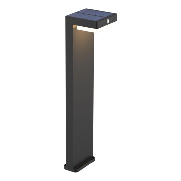 Светодиодный светильник на солнечной батарее с датчиком MALI LED/4,5W/3,7V 2000 mAh IP44 черный