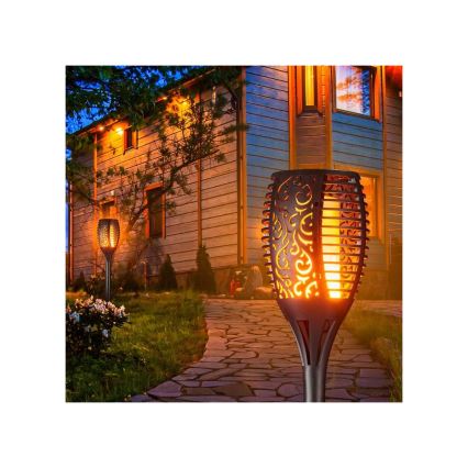 Светодиодный светильник на солнечной батарее с датчиком освещенности LED/1,2W/1,2V 600 mAh IP44
