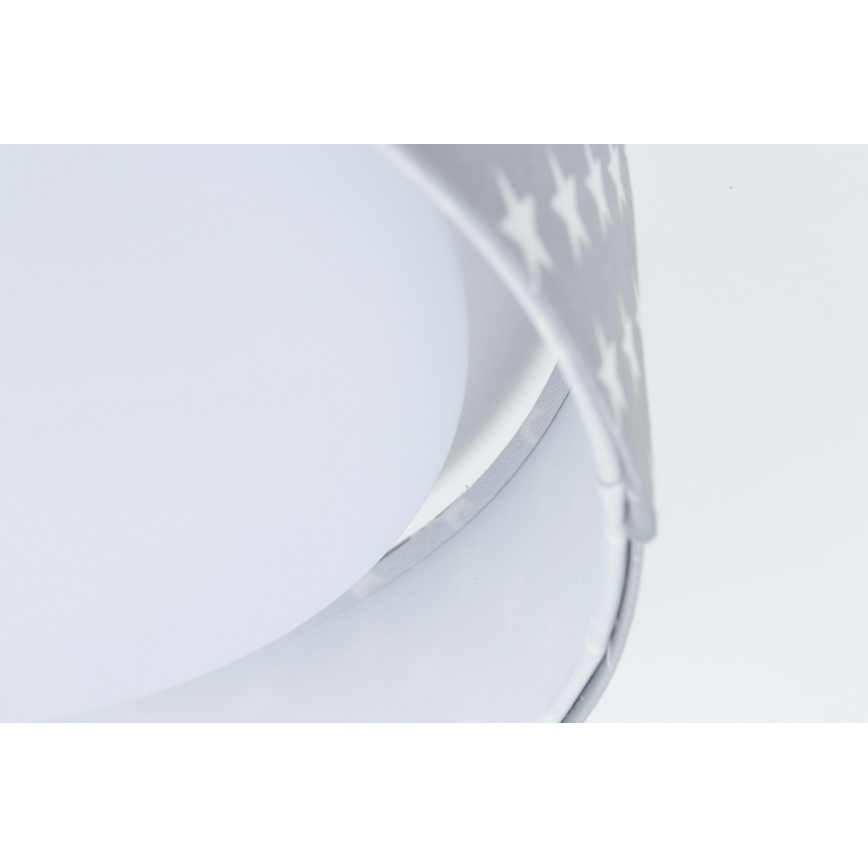Светодиодный потолочный светильник с регулированием яркости SMART GALAXY KIDS LED/24W/230V 3000-6500K звезды серый/белый + дистанционное управление