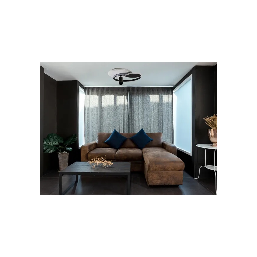 Светодиодный потолочный светильник с регулированием яркости LED/65W/230V 3000-6500K белый/черный + дистанционное управление