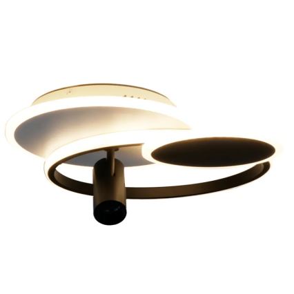 Светодиодный потолочный светильник с регулированием яркости LED/65W/230V 3000-6500K белый/черный + дистанционное управление