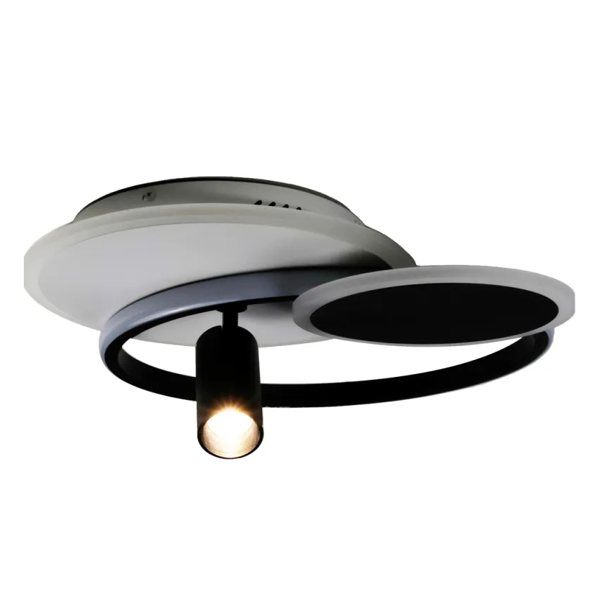 Светодиодный потолочный светильник с регулированием яркости LED/65W/230V 3000-6500K белый/черный + дистанционное управление