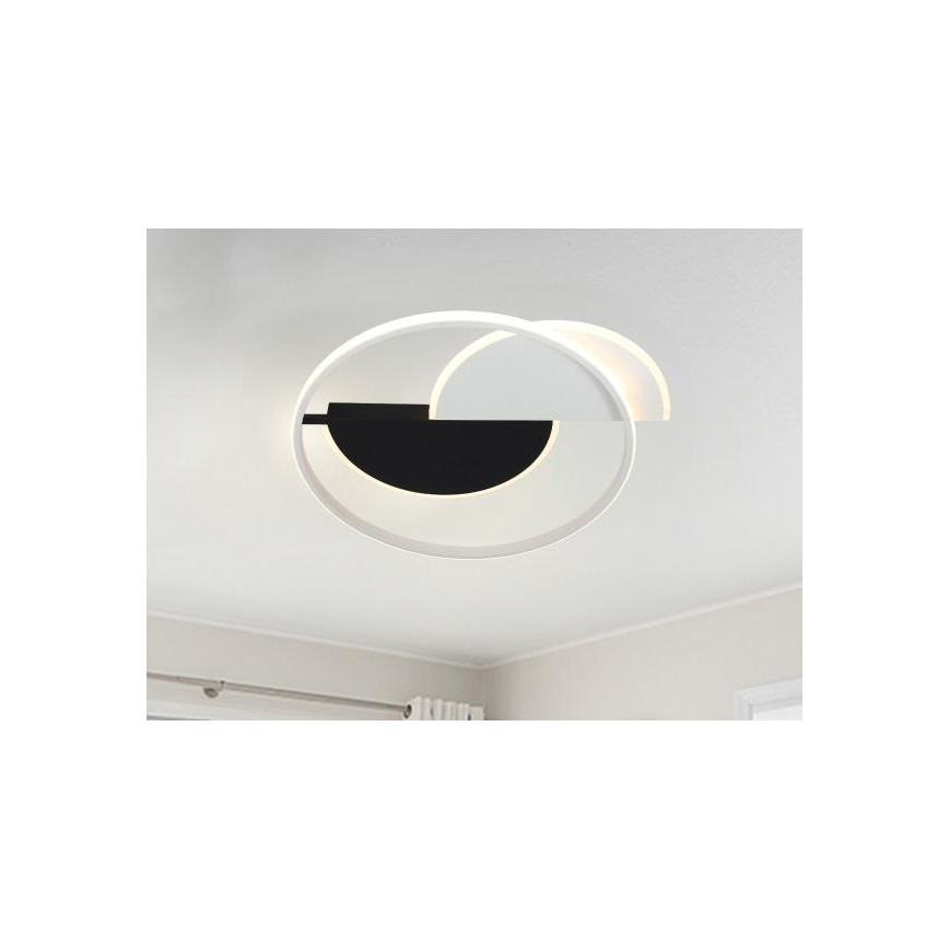Светодиодный потолочный светильник с регулированием яркости LED/70W/230V 3000-6500K белый/черный + дистанционное управление