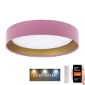 Светодиодный светильник с регулированием яркости SMART GALAXY LED/24W/230V диаметр 45 см Wi-Fi Tuya + дистанционное управление