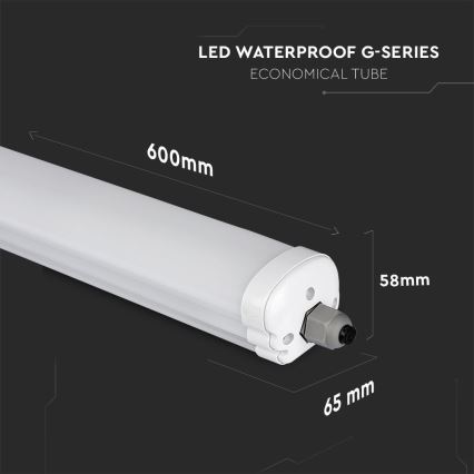 Светодиодный технический люминесцентный светильник G-SERIES LED/18W/230V 6500K IP65 60 см