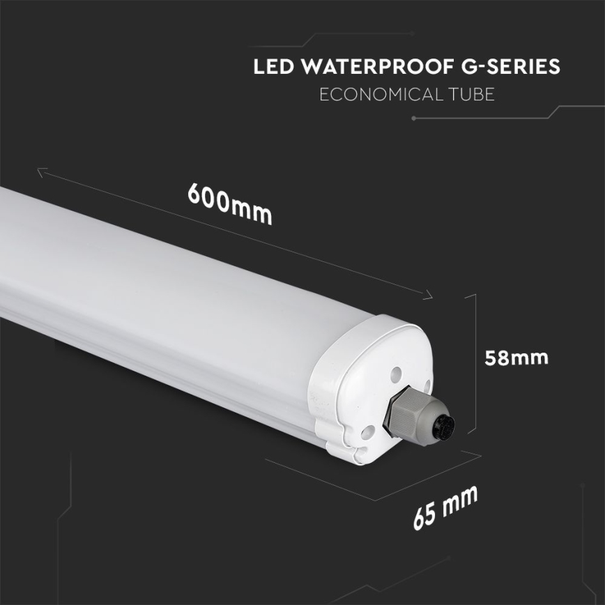 Светодиодный технический люминесцентный светильник G-SERIES LED/18W/230V 6500K IP65 60 см