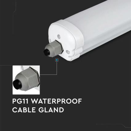 Светодиодный технический люминесцентный светильник G-SERIES LED/48W/230V 4000K 150 см IP65