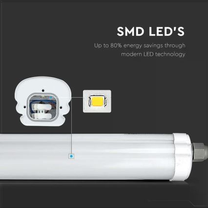 Светодиодный технический люминесцентный светильник G-SERIES LED/48W/230V 4000K 150 см IP65