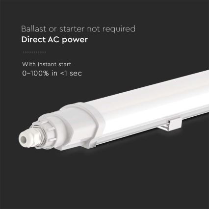 Светодиодный технический люминесцентный светильник LED/18W/230V 6500K IP65 60 см