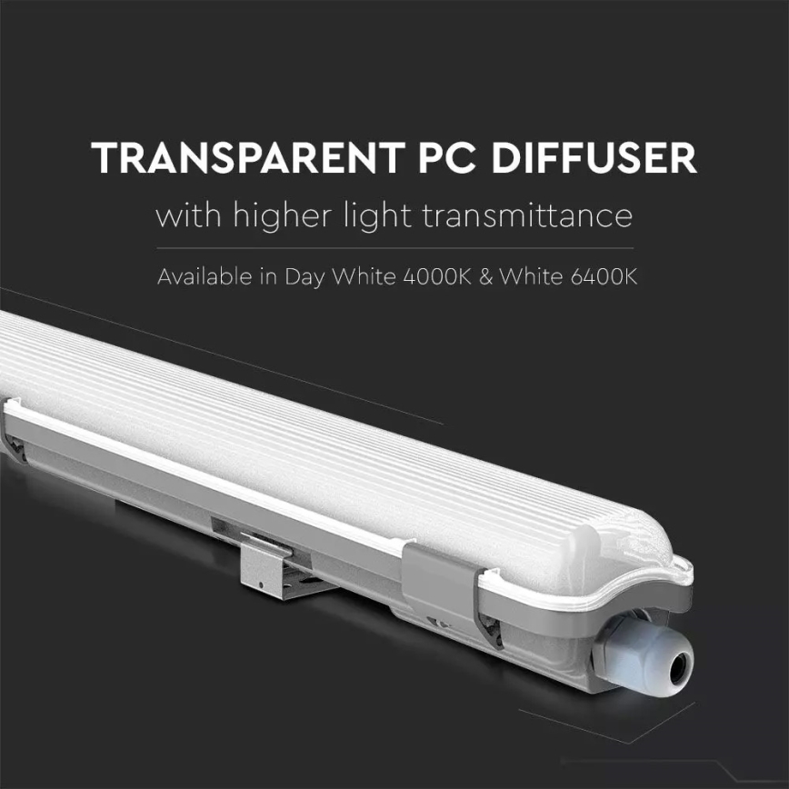 Светодиодный технический люминесцентный светильник LED/22W/230V 6400K 150 см IP65