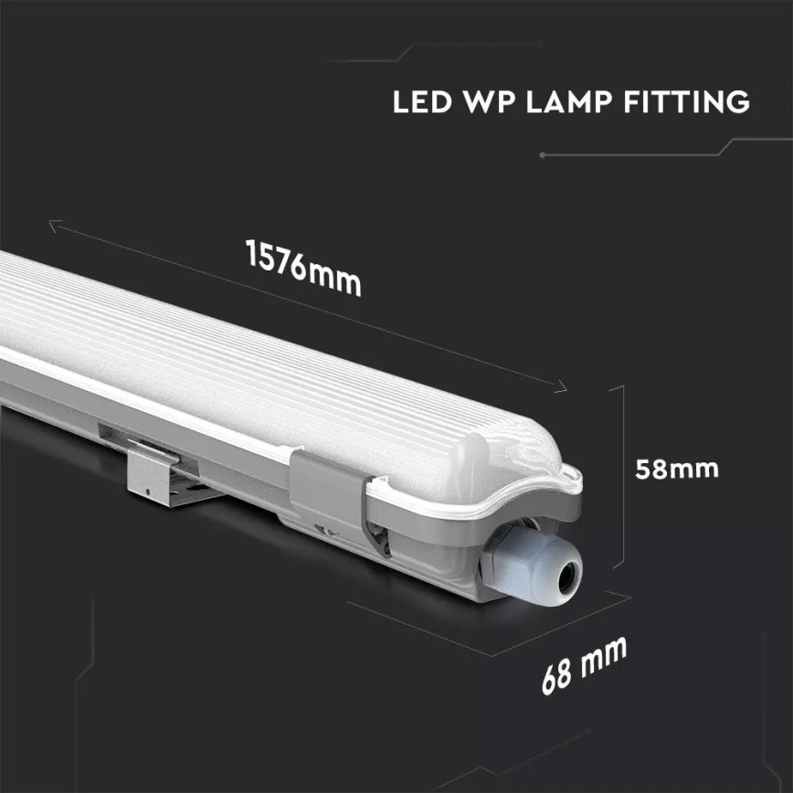 Светодиодный технический люминесцентный светильник LED/22W/230V 6400K 150 см IP65