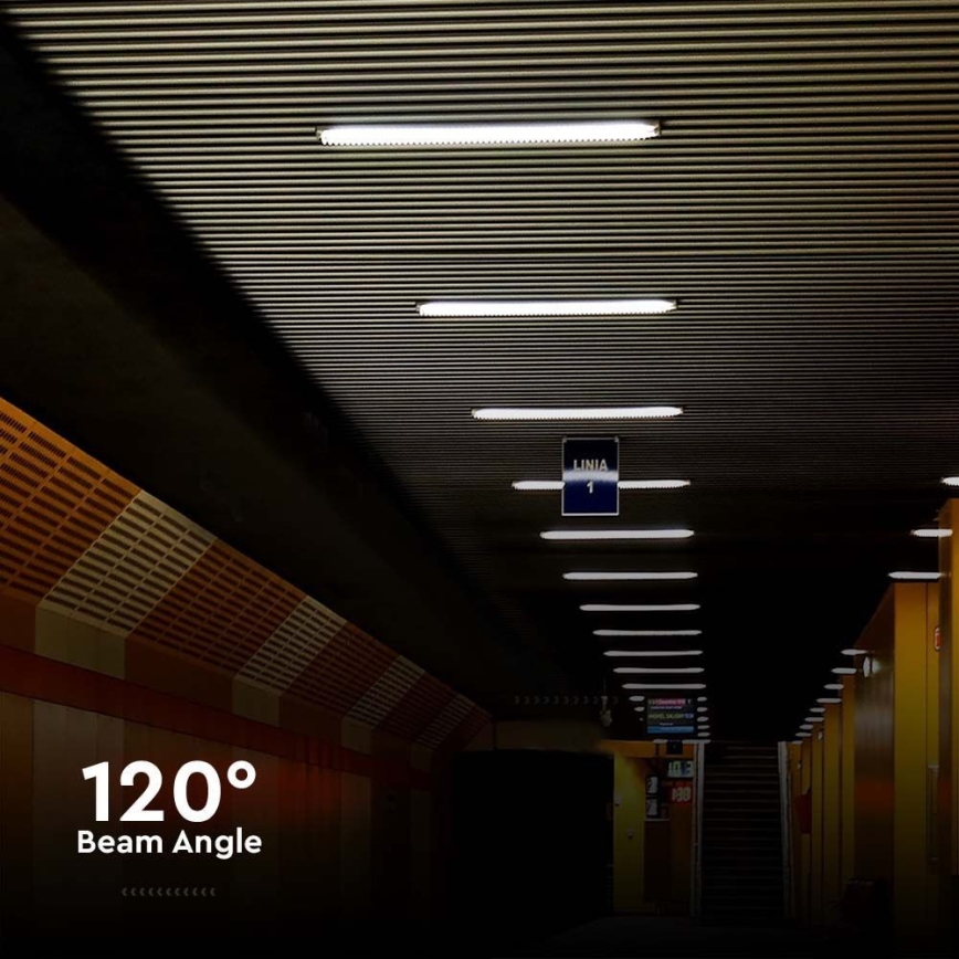 Светодиодный технический люминесцентный светильник LED/48W/230V 4000K IP65 150 см