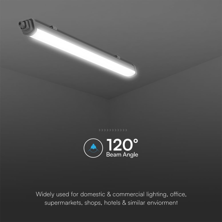 Светодиодный технический люминесцентный светильник SAMSUNG CHIP LED/48W/230V 4000K IP65 150 см
