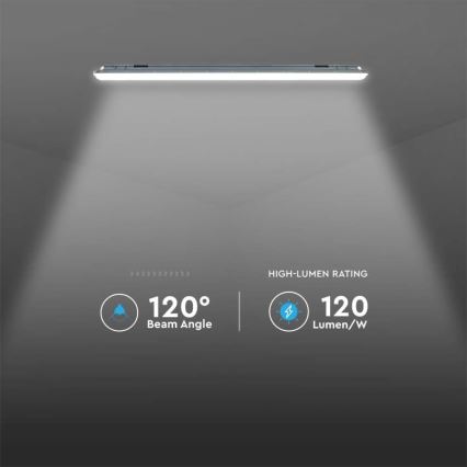 Светодиодный технический люминесцентный светильник X-SERIES LED/36W/230V 6500K IP65 120 см