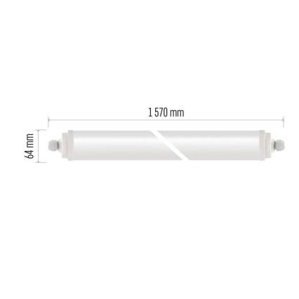 Светодиодный технический светильник LED/51W/230V IP65 4000K 157 см