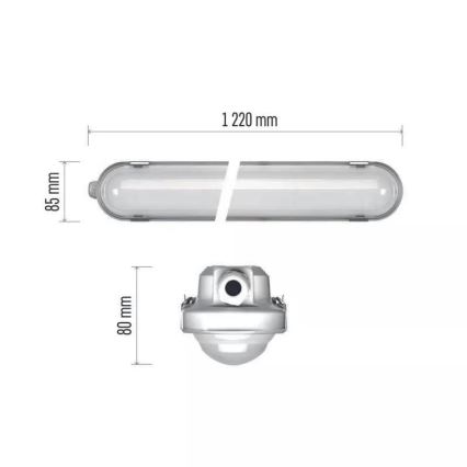 Светодиодный технический светильник с аварийным модулем EMERGENCY LED/40W/230V 4000K 122 см IP66